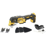 DEWALT Akku-Multitool (Basisversion) DCS355N-XJ, 18 Volt, Multifunktions-Werkzeug gelb/schwarz, Ohne Akku, inklusive 30-teiligem Zubehör-Set