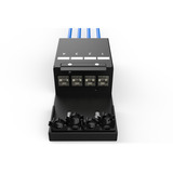 Digitus Konsolidierungspunkt-Box 4P Keystone mit Kabelmanager schwarz