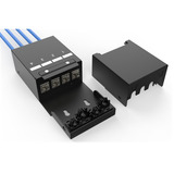 Digitus Konsolidierungspunkt-Box 4P Keystone mit Kabelmanager schwarz