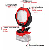 EINHELL Akku-Outdoor-Lampe GC-OL 18/1500 Li-Solo, LED-Leuchte ohne Akku und Ladegerät