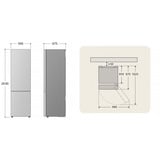 LG GBV7280BMB, Kühl-/Gefrierkombination LINEARCooling, DoorCooling+, Total NoFrost