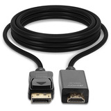 Lindy Adapterkabel DisplayPort > HDMI 10,2 Gbit/s schwarz, 1 Meter