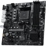 MSI PRO B550M-P, Mainboard schwarz