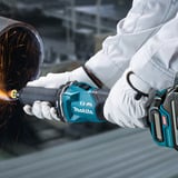 Makita Akku-Geradschleifer GD001GZ XGT, 40Volt schwarz/blau, ohne Akku und Ladegerät