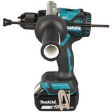 Makita Akku-Schlagbohrschrauber DHP492RTJ, 18Volt blau/schwarz, 2x Li-Ionen-Akku 5,0Ah, MAKPAC Gr.2