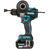 Makita Akku-Schlagbohrschrauber DHP492RTJ, 18Volt blau/schwarz, 2x Li-Ionen-Akku 5,0Ah, MAKPAC Gr.2