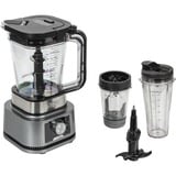 Ninja Foodi 3-in-1 Power Nutri Standmixer mit Smart Torque & Auto-iQ silber/schwarz, 1.200 Watt, 2,1 Liter & 0,7 Liter