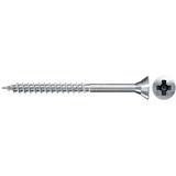 fischer Spanplattenschraube ClassicFast II 5,0x60 Senkkopf PZ 200 Stück, mit Teilgewinde