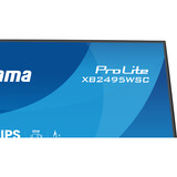 iiyama ProLite XB2495WSC-B1 61.1 cm (24 Zoll), schwarz (matt), WUXGA, IPS, HDMI, USB-C, USB-Hub, 100Hz Panel