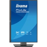 iiyama ProLite XB2495WSC-B1, LED-Monitor 61.1 cm (24 Zoll), schwarz (matt), WUXGA, IPS, HDMI, USB-C, USB-Hub, 100Hz Panel