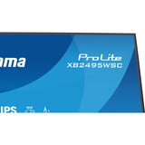 iiyama ProLite XB2495WSC-B1, LED-Monitor 61.1 cm (24 Zoll), schwarz (matt), WUXGA, IPS, HDMI, USB-C, USB-Hub, 100Hz Panel