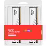 ADATA DIMM 32 GB DDR5-6000 (2x 16 GB) Dual-Kit, Arbeitsspeicher weiß, AX5U6000C3416G-DTLABRWH, XPG Lancer Blade RGB, INTEL XMP, AMD EXPO