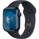 Apple Watch Series 9, Smartwatch dunkelblau/dunkelblau, Aluminium, 41 mm, Sportarmband, Cellular