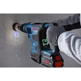 Bosch Professional Akku-Bohrhammer GBH 18V-34 CF Professional blau/schwarz, 2x Akku ProCORE18V 5,5Ah, Bluetooth Modul, Koffer