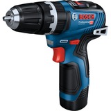 Bosch Professional Akku-Schlagbohrschrauber GSB 12V-35 Professional, 12 Volt blau/schwarz, 2x Li-Ionen Akku 3,0Ah, L-BOXX