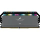 Corsair DIMM 32 GB DDR5-5200 (2x 16 GB) Dual-Kit, Arbeitsspeicher grau, CMT32GX5M2B5200Z40, Dominator Platinum RGB, AMD EXPO