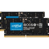 Crucial SO-DIMM 64 GB DDR5-4800 Kit, Arbeitsspeicher schwarz, CT2K32G48C40S5