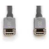 Digitus 4K USB-C AOC AV-Anschlusskabel schwarz, 10 Meter