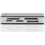 Digitus All-in-one Kartenlesegerät, Kartenleser schwarz/silber, USB 3.0