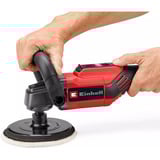 EINHELL Poliermaschine und Schleifmaschine CC-PO 1100/150 CE rot/schwarz, 1.100 Watt, Schleifscheibe Ø 150mm