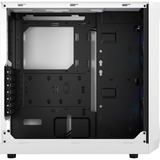 Fractal Design Focus 2 RGB White TG Clear Tint, Tower-Gehäuse weiß, Tempered Glass