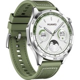 Huawei Watch GT4 46mm (Phoinix-B19W), Smartwatch grün, gewebtes Armband