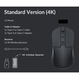 Keychron M3 Wireless 4K-Version, Gaming-Maus schwarz