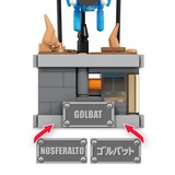 Mattel MEGA Pokémon Mini Motion-Golbat Bauspielzeug-Set für Sammler, Konstruktionsspielzeug 313 Teile