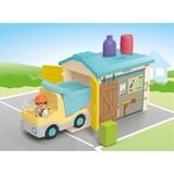 PLAYMOBIL 71686 Junior: LKW mit Sortiergarage, Konstruktionsspielzeug 