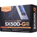 SilverStone SST-SX500-G V1.1, PC-Netzteil schwarz, 2x PCIe, Kabel-Management, 500 Watt