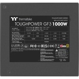 Thermaltake Toughpower GF3 1000W, PC-Netzteil schwarz, 1x 12-Pin High Power GPU, 5x PCIe, Kabel-Management, 1000 Watt