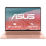 ASUS Zenbook 14 (UX3480QA-U1023W), Notebook rosa, Qualcomm Snapdragon X X1-26-100, Qualcomm Adreno GPU, 16 GB LPDDR5X, 512 GB (512 GB SSD), Windows 11 Home