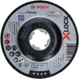 Bosch PRO Metal X-LOCK Trennscheibe, Ø 115mm Bohrung 22,23mm, A 30 S BF, gekröpft