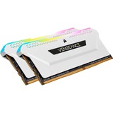 Corsair DIMM 32 GB DDR4-3200 (2x 16 GB) Dual-Kit, Arbeitsspeicher weiß, CMH32GX4M2E3200C16W, Vengeance RGB PRO SL, INTEL XMP