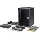 Digitus Netzwerk-Set SOHO Pro 10" 315x300 mm (BxT), IT-Schrank schwarz, 9 Höheneinheiten