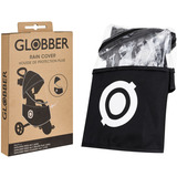 GLOBBER EXPLORER TRIKE Regenschutz, Abdeckplane schwarz/transparent
