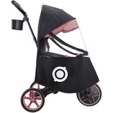 GLOBBER EXPLORER TRIKE Regenschutz, Abdeckplane schwarz/transparent