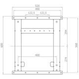 HAGOR VWH-5, Wandhalterung schwarz, Pop-Out System