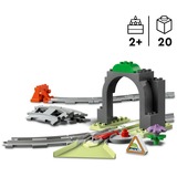 LEGO 10425 DUPLO Town Eisenbahntunnel und Schienen Erweiterungsset, Konstruktionsspielzeug 
