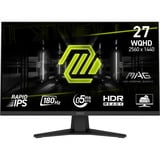 MSI MAG 274QFDE, Gaming-Monitor 68.6 cm (27 Zoll), schwarz, QHD, Rapid-IPS, Adaptive-Sync, 180Hz Panel