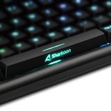 Sharkoon SKILLER SGK30, Gaming-Tastatur schwarz, IT-Layout, Huano Red