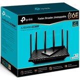 TP-Link Archer AXE75 AX5400 Tri-Band Wi-Fi 6E, Router schwarz