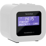 TechniSat TECHNIRADIO 40, Radiowecker weiß, UKW, DAB/DAB+, USB