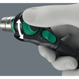 Wera Zyklop Speed-Knarre 8000 C Black Edition, 1/2" schwarz/grün, mit schwenkbarem Kopf