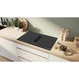 Bosch PVQ811H26E Serie 6, Autarkes Kochfeld schwarz, 80 cm, mit integriertem Dunstabzug, Home Connect