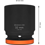 Bosch Professional PRO Impact Steckschlüsseleinsatz 32mm, 3/4" schwarz, Standard