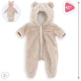 Corolle Mon Grand Poupon Kuschelanzug Teddy 42 cm, Puppenzubehör 