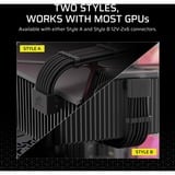 Corsair Typ 5 > 90°-12V-2x6-GPU-Stromkabel (Stil A) schwarz, 65cm, Sense Pins unter dem 12-poligen Anschluss