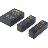 Digitus Netzwerktester und Kommunikationskabeltester schwarz, mit Hartschalenkoffer, RJ45 und BNC