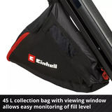 EINHELL Power X-Change Akku-Laubsauger VENTURRO 18/210 Kit, 18Volt, Laubsauger/Laubbläser rot/schwarz, 1x Li-Ionen Akku 4,0Ah, POWER FOR ALL ALLIANCE